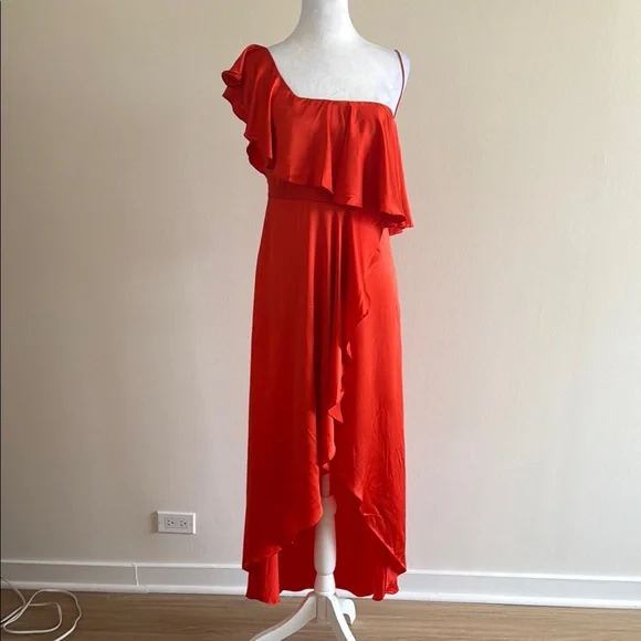 coral asymmetrical dress Beach Coral Asymmetrical Dress 7